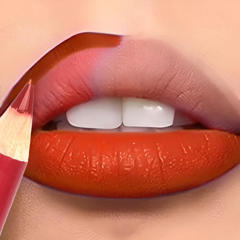 Dark Brown Waterproof Lip Liner Matte Long Lasting 28 Colors