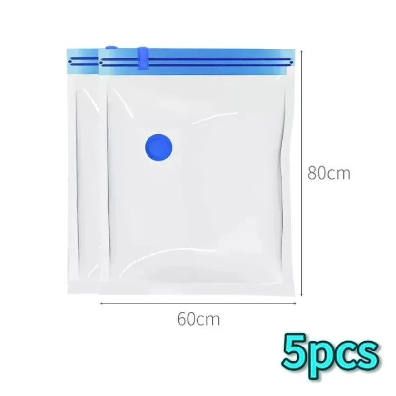 Thickened Vacuum Compression Bag Transparent Quilt Vacuum Bag Storage Bag Household Clothing Storage and Sorting Bag
