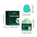 Rosemary/Ginger Scalp Exfoliaton Scrub Shampoo With Massager Comb Deep Cleaning Oil Control Relieve Itching Dandruff Removal