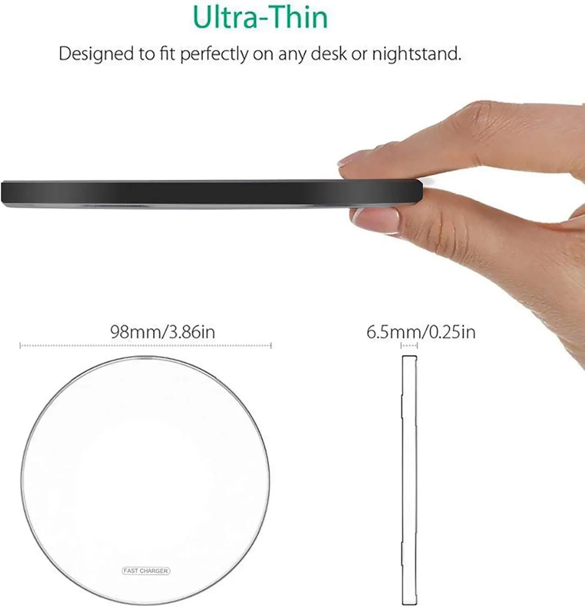 100W Wireless Charger Compatible for iPhone,Samsung Huawei