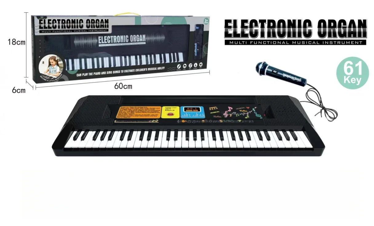 37/61-Key Digital Piano Keyboard for Kids – Portable Music Toy, Beginner Learning Instrument, Educational Gift for Boys Girls
