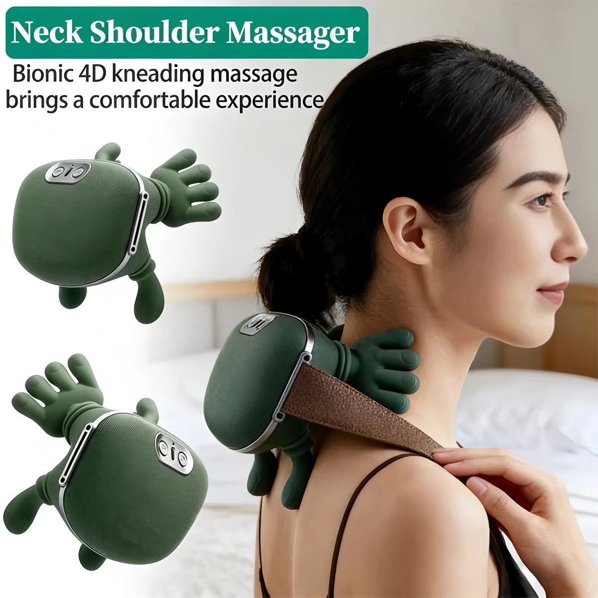 2026Portable Smart Neck & Shoulder Massager - USB Rechargeable