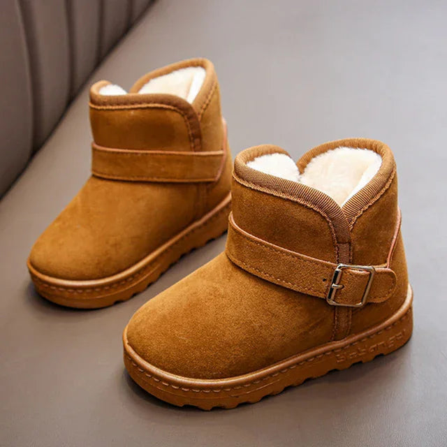 Children Snow Boots Winter Cute Warm Fashion Anti Slip Shoes Kids Boys Girls