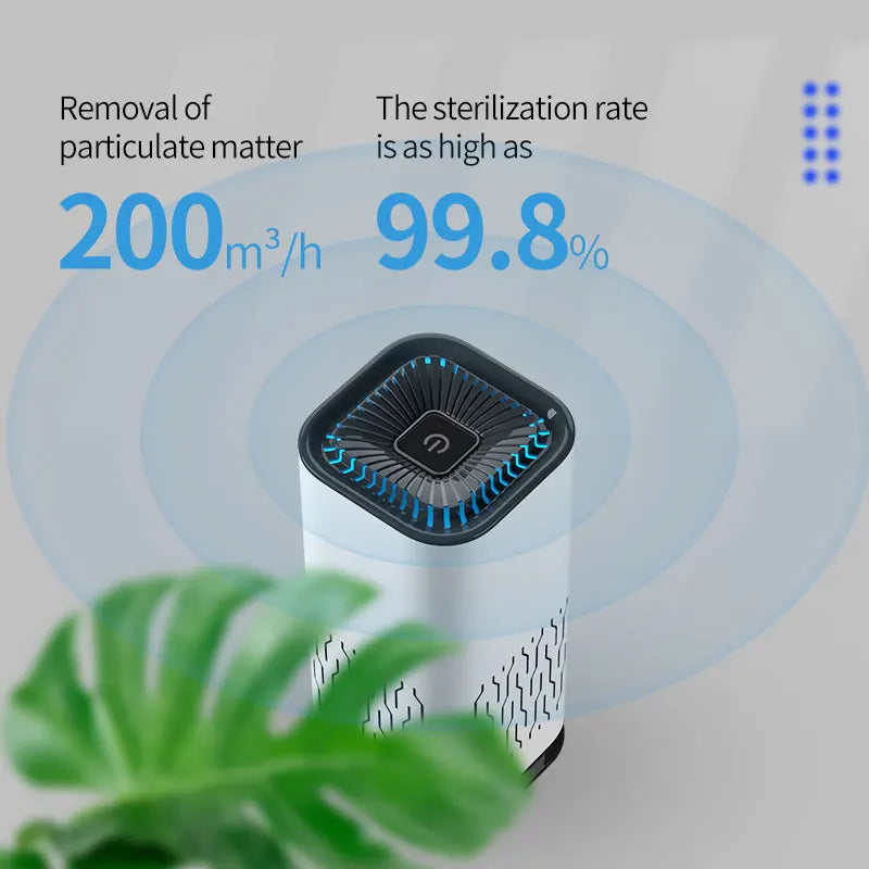 2026 New Car Air Purifier Negative Ion Air Car Oxygen