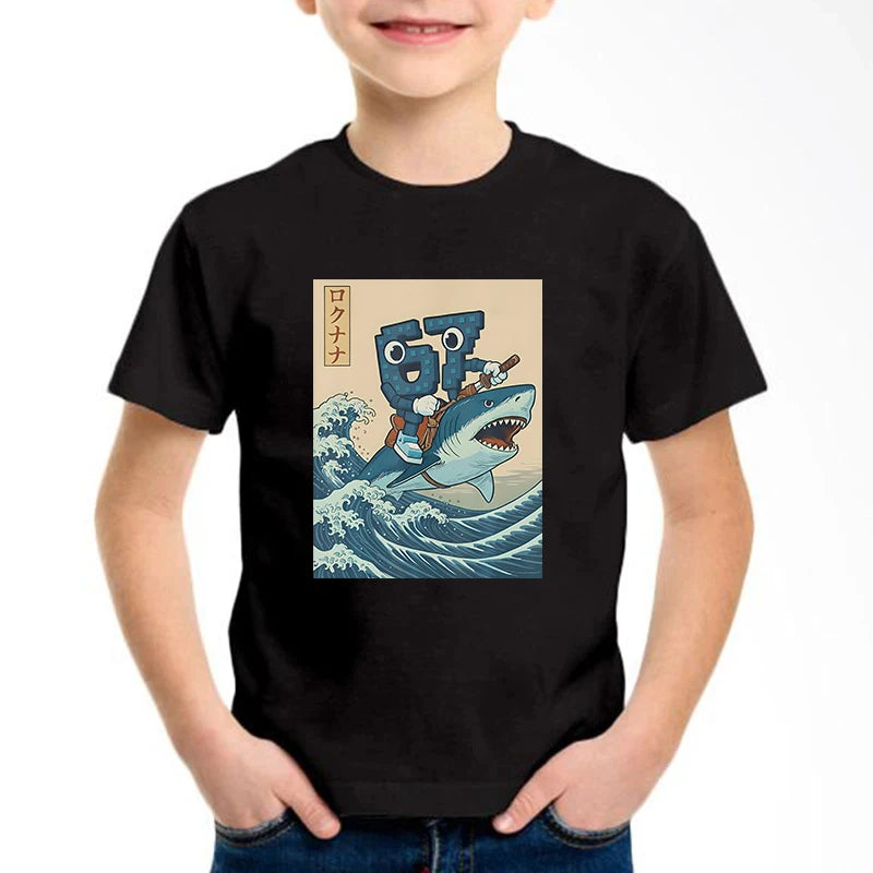 New Funny Six Seven Italian Brainrot 67 Number Graphic Print T-Shirt Boy/Girl Summer Short Sleeved Kids Comfortable Tshirt Top