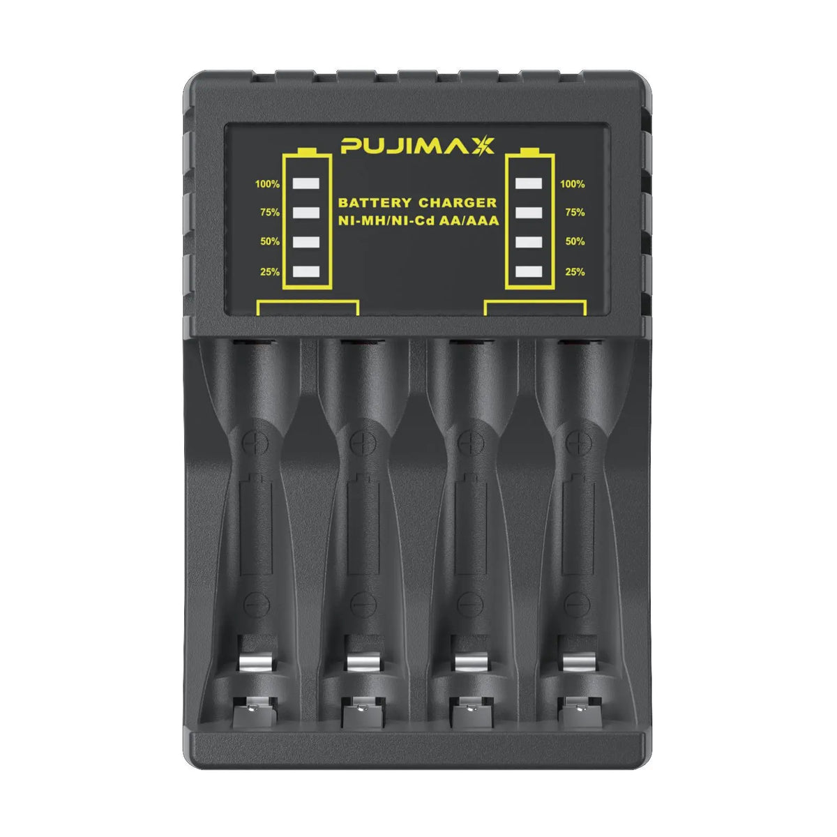 4 Slot Battery Charger Rechargeable Batter Charger With LED Display