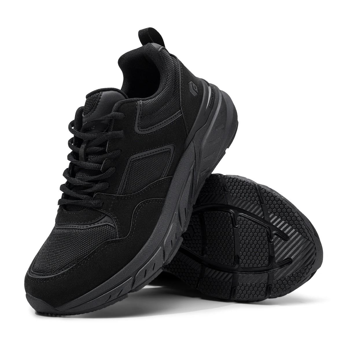 FitVille Newest Walking Shoes for Men Wide Width Sneakers with Arch Support for Flat Feet