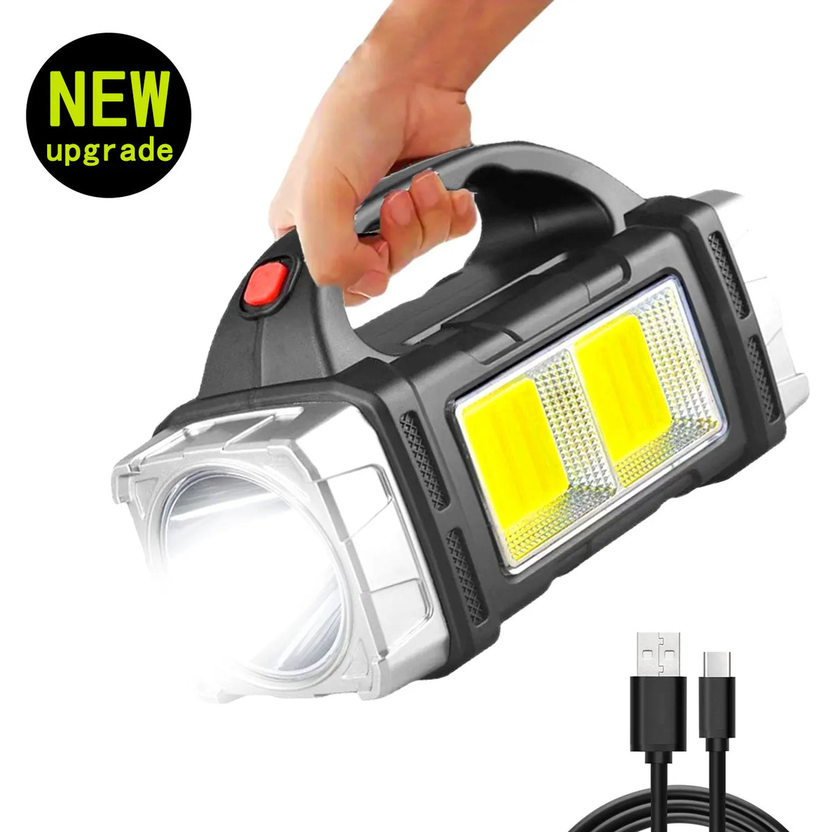 New Upgrade Rechargeable High Power Solar LED COB
