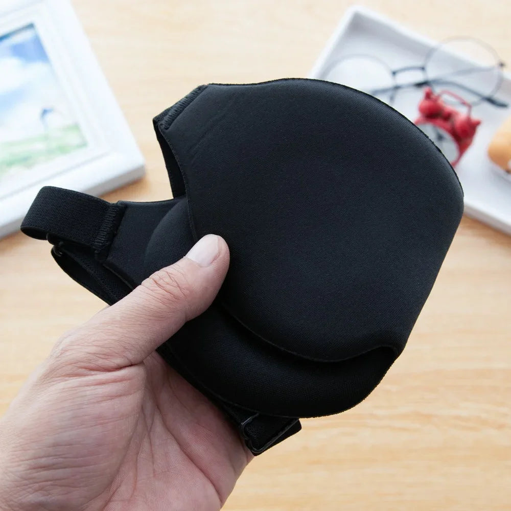 3D Contoured 100% Light Blocking Sleep Mask Ultra-Soft Skin-Friendly Breathable Eye Cover for Rest Travel Night Sleep Mask Block