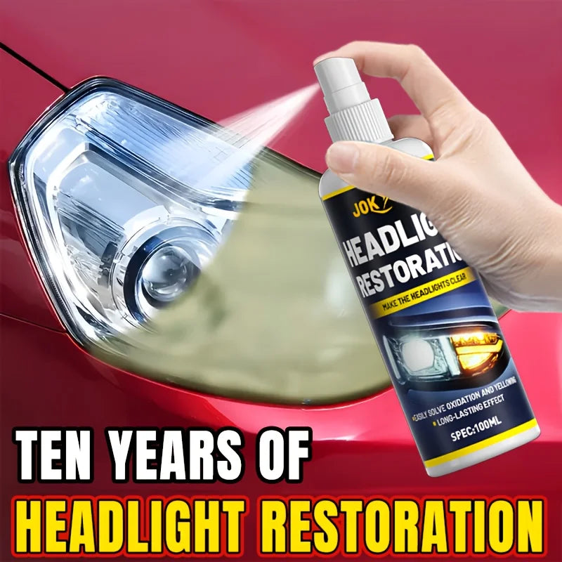 100ML Ceramic Auto Headlight Repair Spray - Advanced Headlight Repair and Protection