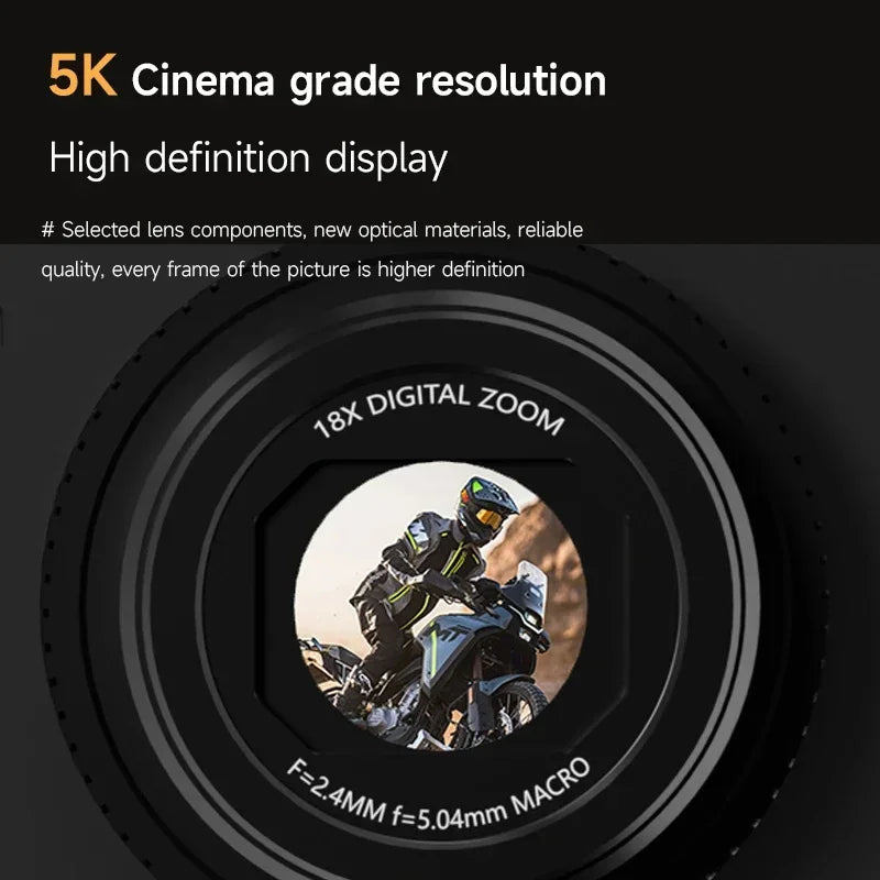 OnePlus Digital Camera 180° Flip Screen 5k Video Vlog Camera 75mp
