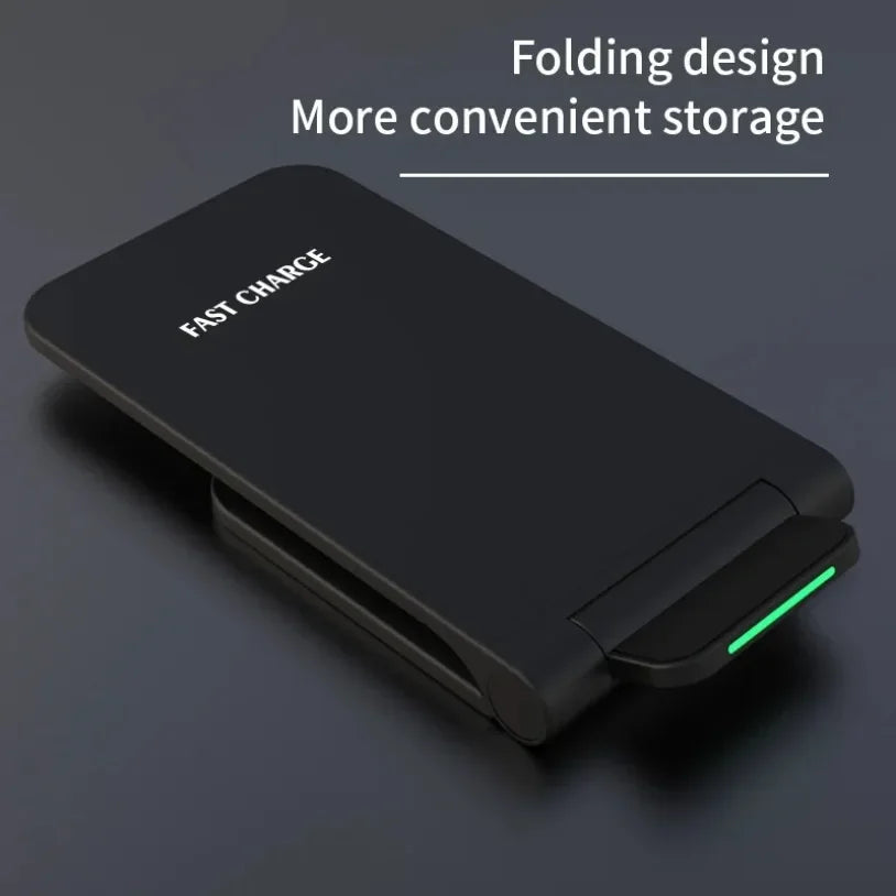 Fast Wireless Charger Stand Pad for iPhone 17 16 15 14 13 Pro Samsung Xiaomi