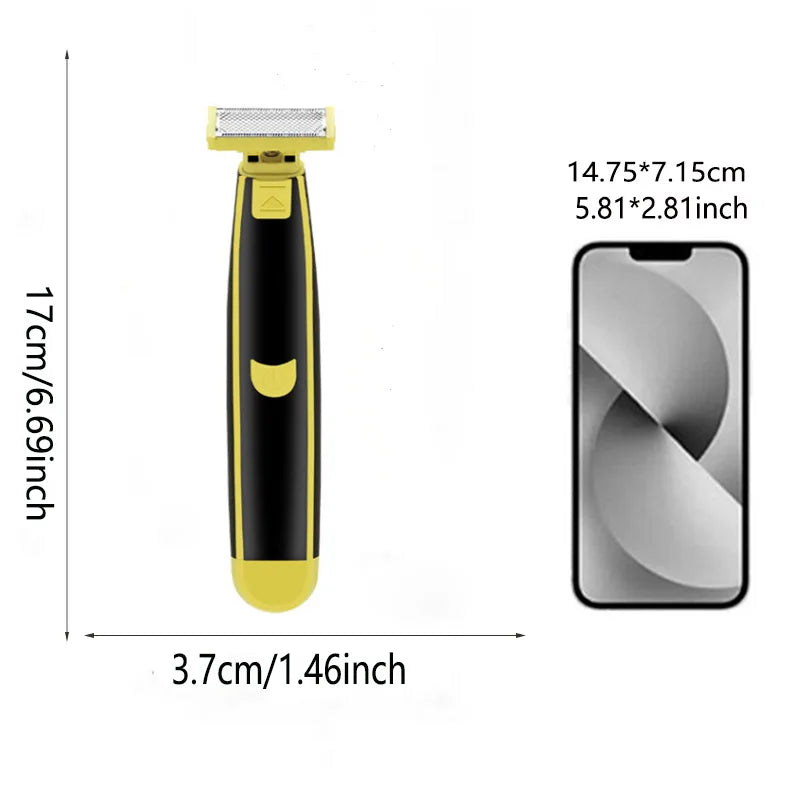 Intimate Haircut Mens Shaver Razor Sensitive Areas Shaving Machine