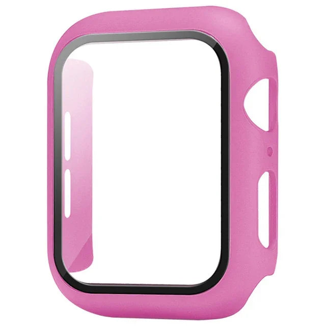 Glass+Cover For Apple Watch case 10 9 8 7 6 SE 5 iWatch Accessorie