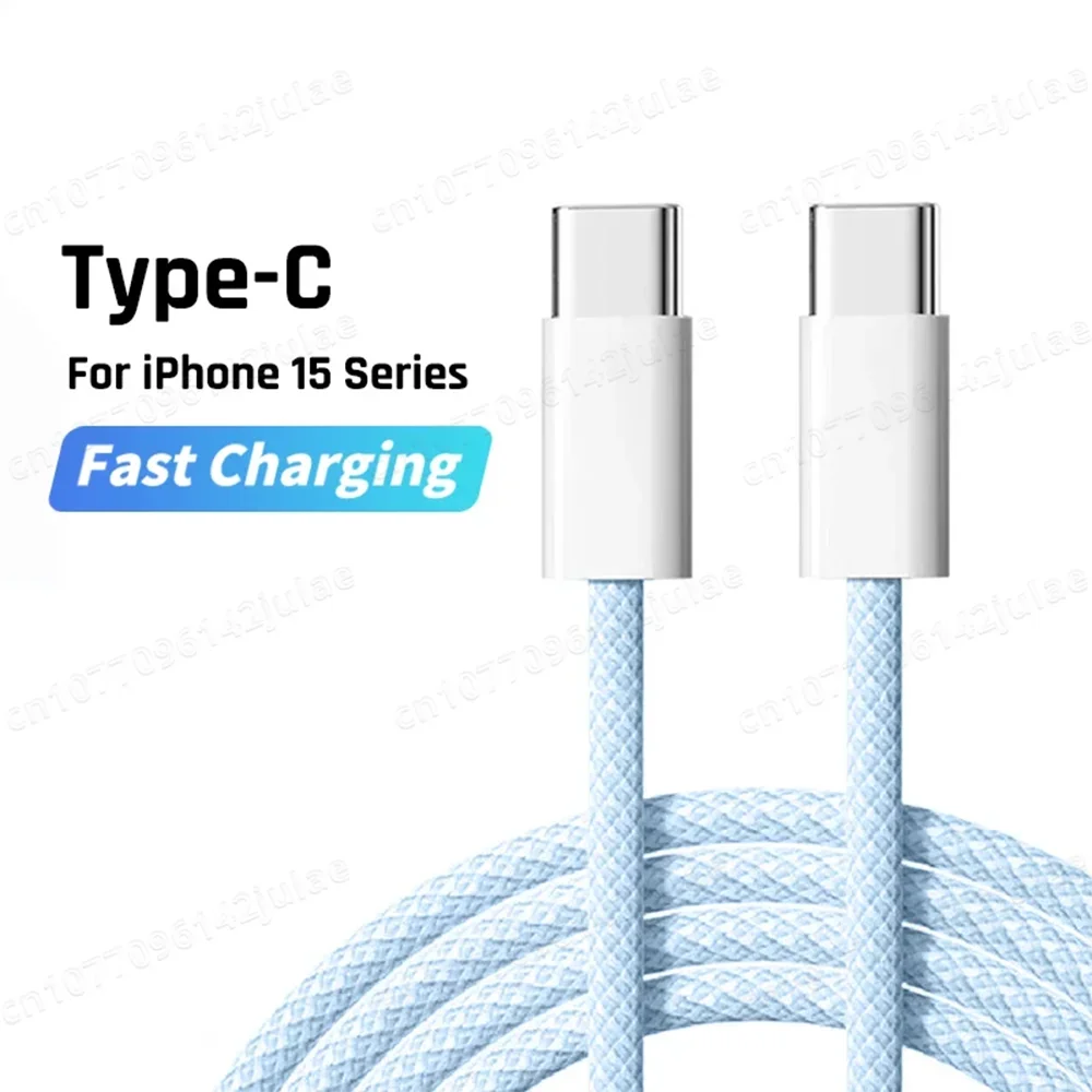 Original PD 60W Fast Charger 6A USB C to Type C Cable For iPhone 15 16 17 Pro MAX Quick Charging For Samsung S26 Xiaomi Cable