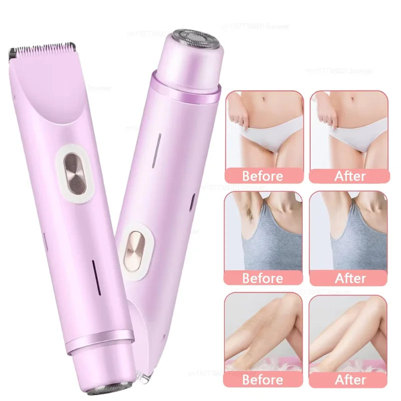 Lenovo Electric Razors for Women 2 in 1 Electric Shaver for Pubic