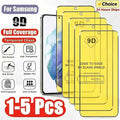 1-5Pcs 9D HD Full Coverage Tempered Glass For Samsung A56 A57 A17 A16 A15 A36 A26 A35 A34 A33 A55 A54 A53 S24FE A07 A06 A05