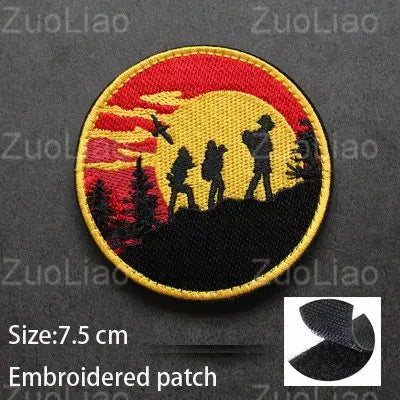 3D Embroidery Creative  Gold Coins and Stereo Eagles Armband