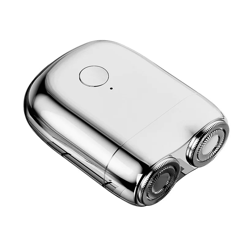 Mini Electric Shaver Men's Portable Beard Trimmer Shaver IPX7 Waterproof Pocket Razor