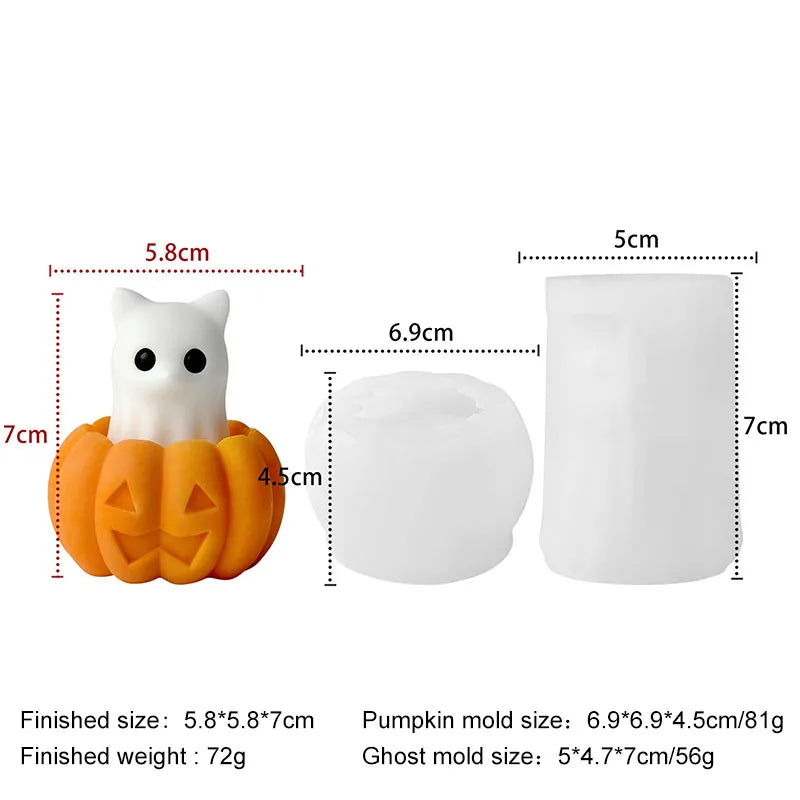 Halloween Animal Spook Aroma Candle Silicone