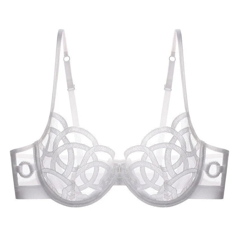 CINOON French Transparent Bra Lace Sexy Temptation Underwear