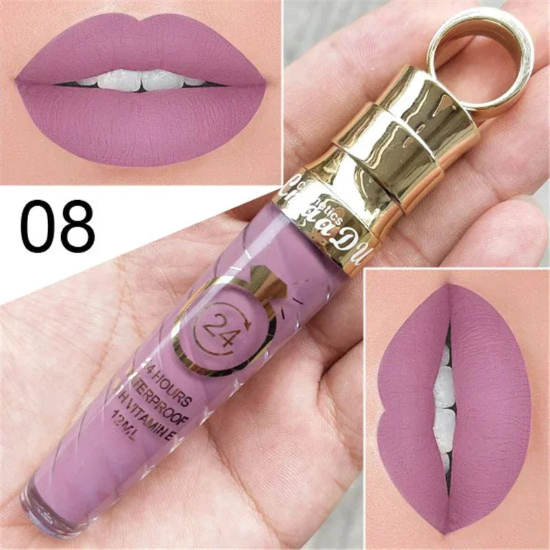 20 Colors Matte Liquid Lipstick Waterproof Long Lasting