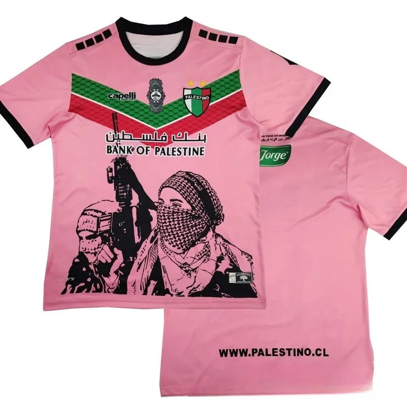 2025 new 3D printed Palestinian football jersey, T-shirt for men and women,