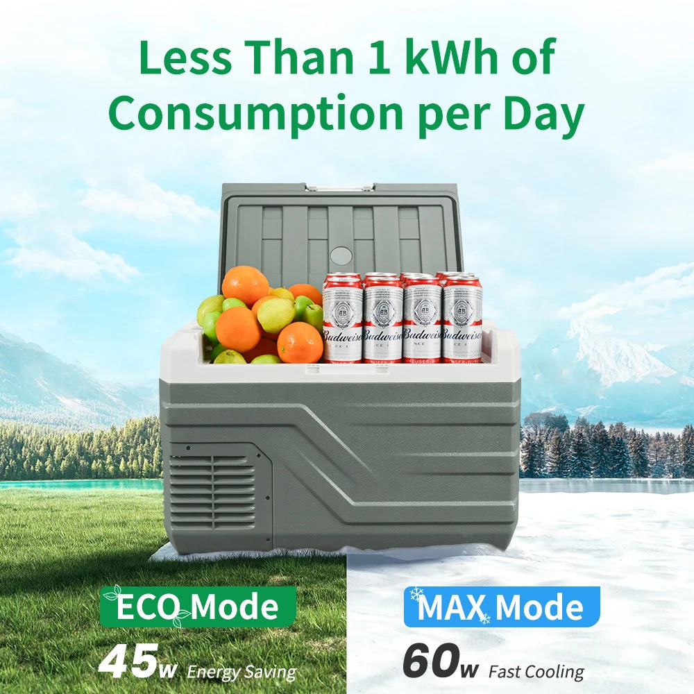 Alpicool NL 25L 35L 45L Car Refrigerator 12V Compressor Fridge Freezer 12/24V