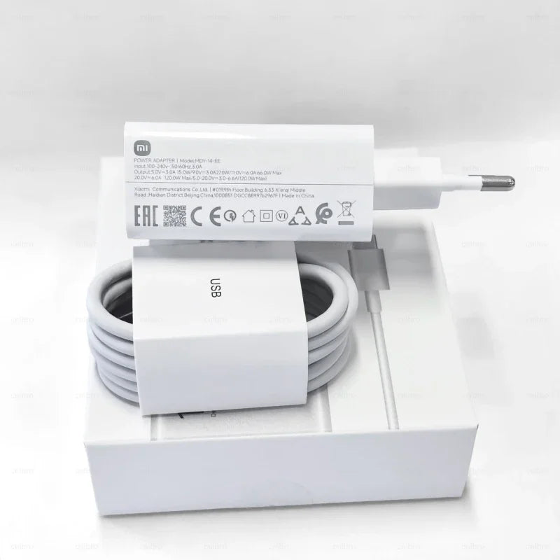 Xiaomi 120W Original Charger Wall Adapter 100w