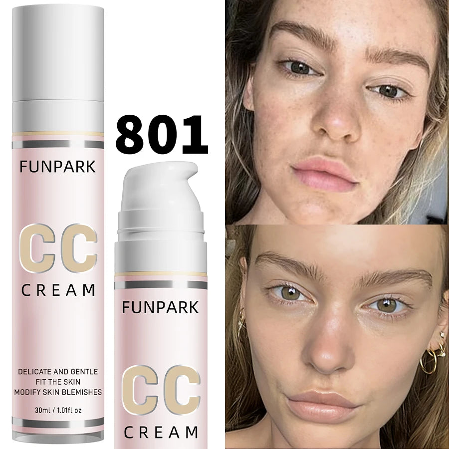 30ml 1Pc Color Correcting CC Cream Facial Foundation Waterproof