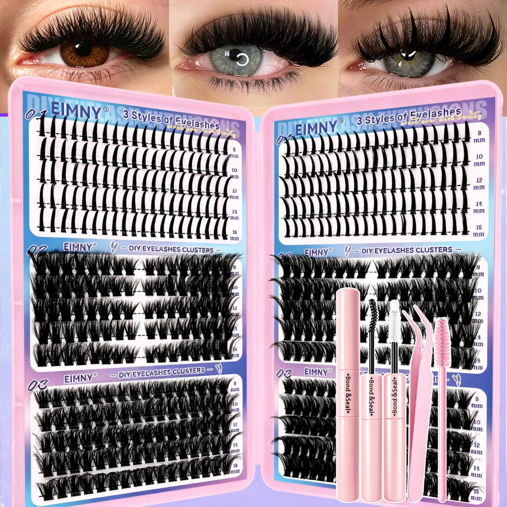 720/200pcs eyelash Extension Kit Fluffy Eyelash Extension