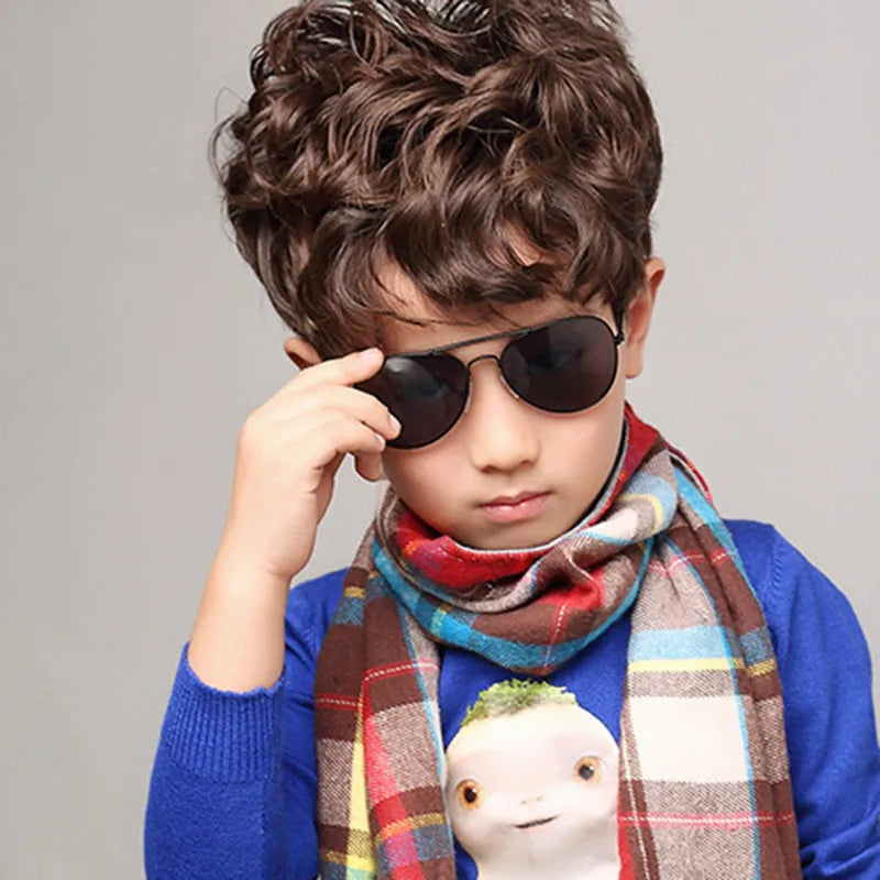New Vintage Sunglasses New Fashion Baby Kids Boy Girl Pilot Sunglasses