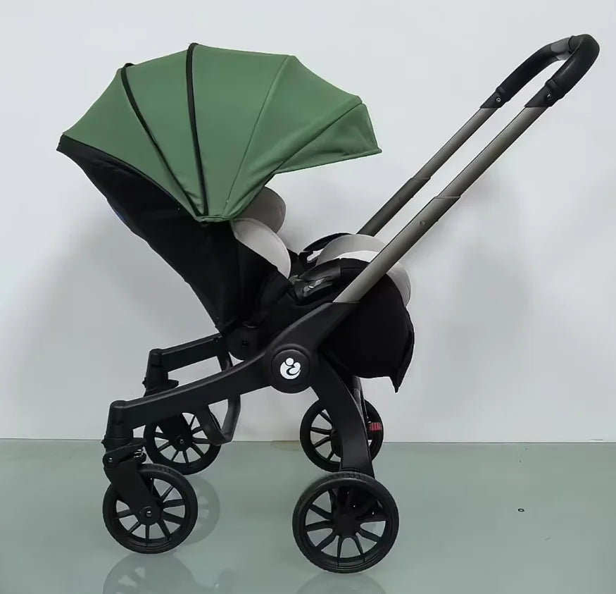EU in Stock 4In1 Baby Stroller, Multifunctional Stroller Foldable with Car Seat Baby