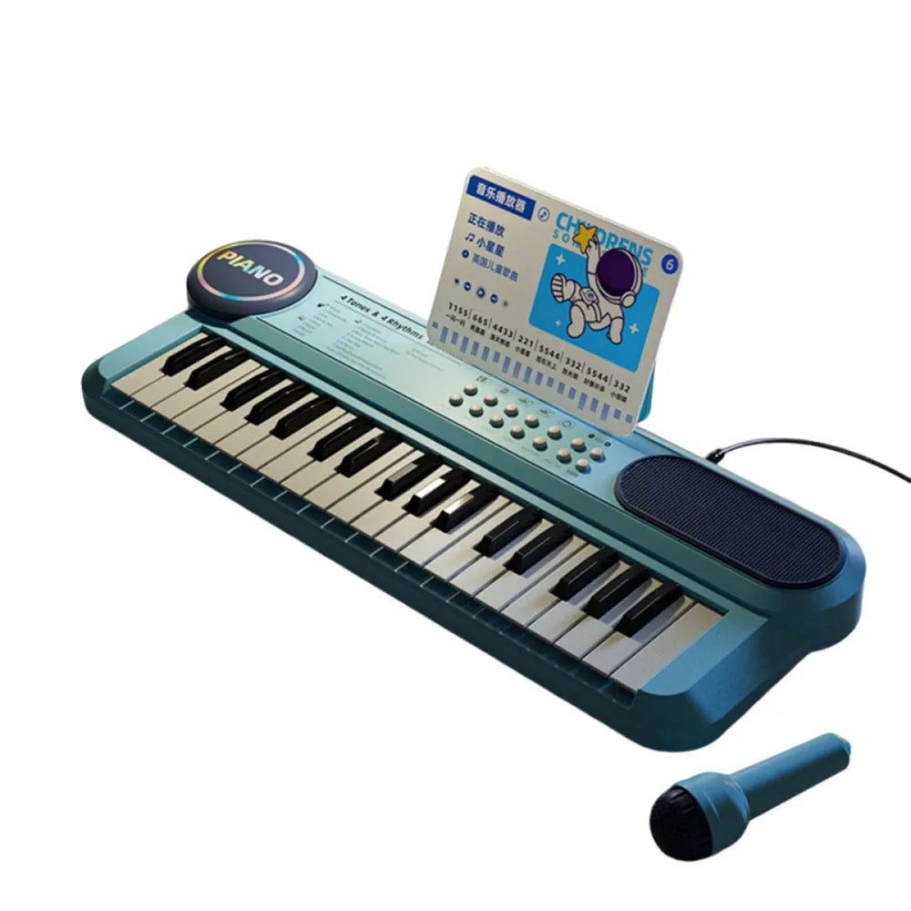 37 Keys Kids Piano Keyboard Multifunctional with Microphone