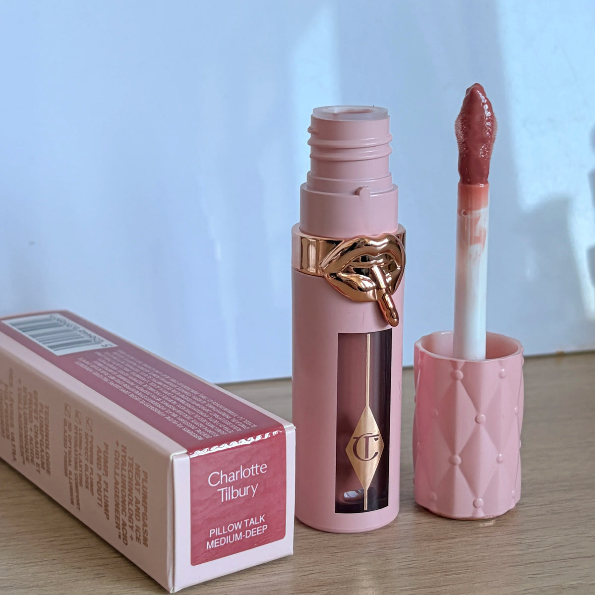 Hot CT Pink Two-tone Blush Lasting Beauty Makeup Diamond Gold