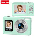 Lenovo 4K Digital Camera 48MP Dual Screen, Auto Focus Anti-Shake 16X Zoom,