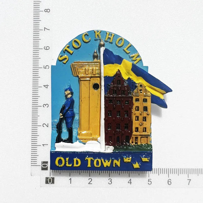 Sweden Amorous Feelings Fridge Magnets Tourist Souvenirs Crafts Refrigerator magnet Decoration Articles Handicraft Gifts
