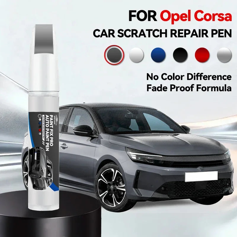 Vehicle Exclusive Use Car Paint Repair Pen For 1982-2025 OPEL CORSA Paint Scratch Repair Accessories Black Red White Silver Oran