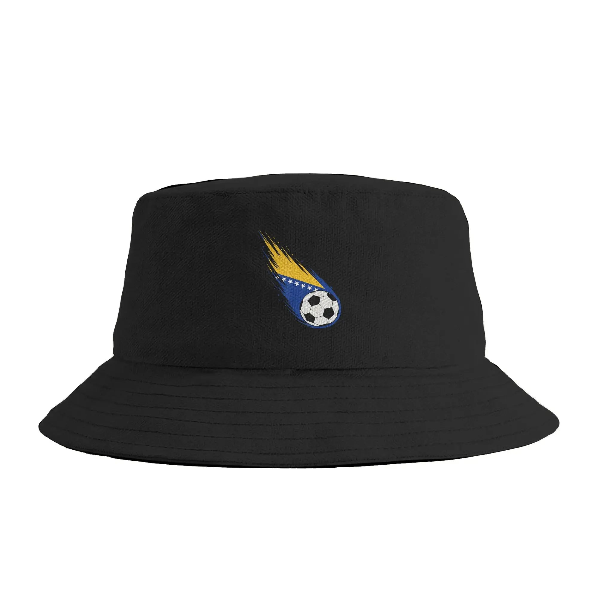Bosnia Herzegovina Flag Bucket Hat  Streetwear Fisherman Caps Personality Vacation Sunscreen Hats For Unisex Funny Pattern Cap