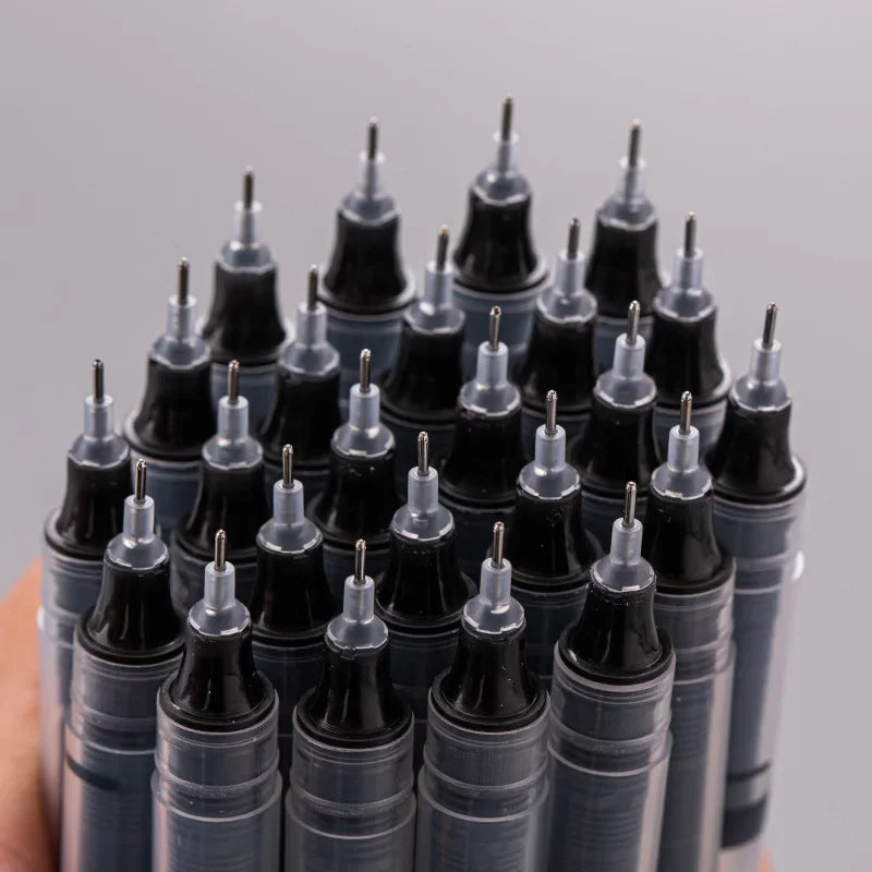 3-102Pcs/set High Quality Needle Type Gel Pens Straight
