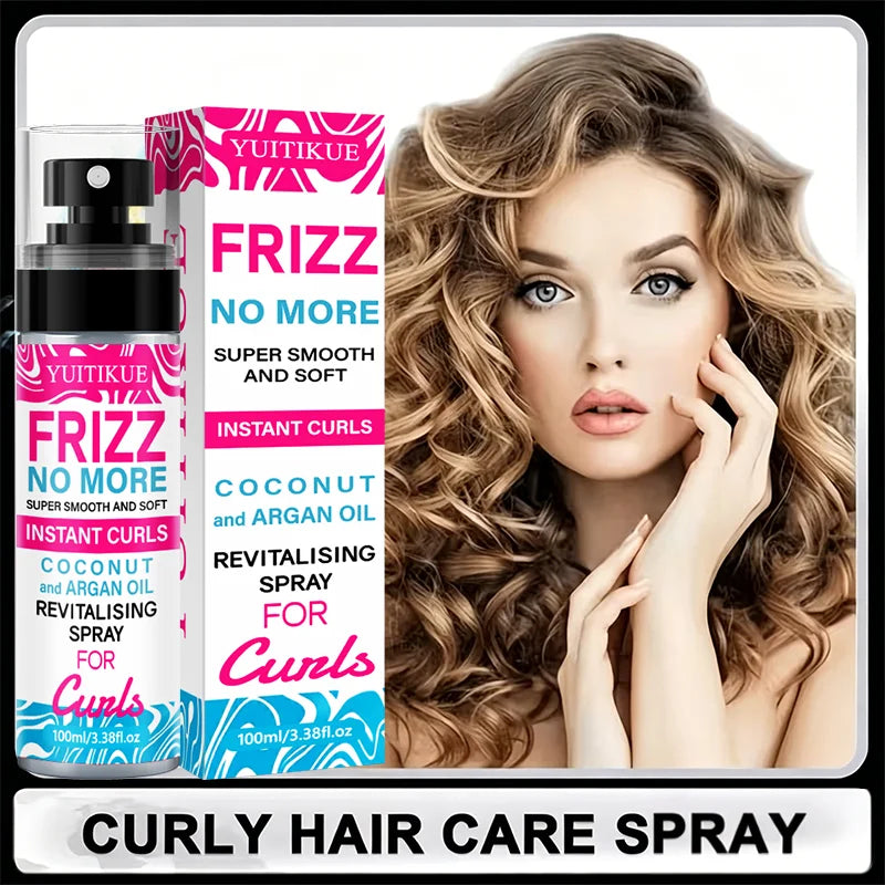 Frizz No More Hair Spray Infused with Coconut & Argan Oil Moisturizing