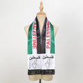 New Palestine Flag Scarf Shawls Fall Pashmina Shawl Wrap Palestinian Hatta Kufiya Keffiyeh Large Scarves With Tassel