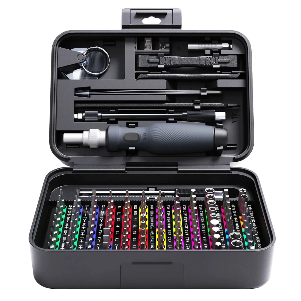 Mini Precision Screwdriver Set with Color-coded Identification, 132 in 1 Micro Magnetic Repair Tool