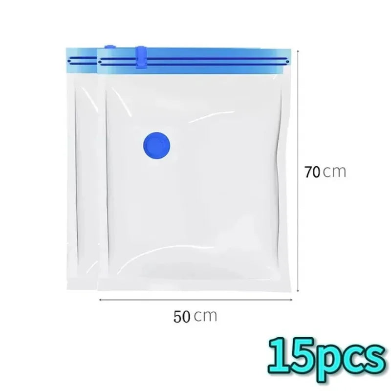 Thickened Vacuum Compression Bag Transparent Quilt Vacuum Bag Storage Bag Household Clothing Storage and Sorting Bag