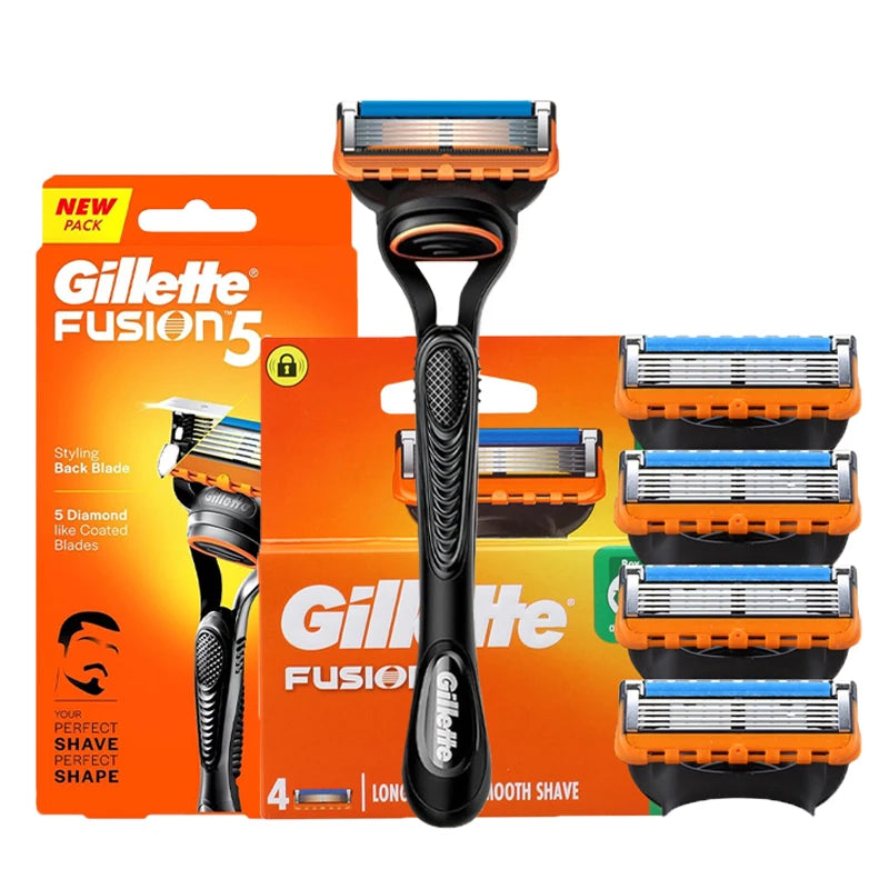 Gillette Fusion 5 Razor Men's Shaving Set 5 Layers Safety Manual Shaving