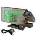 Digital Alarm Clock 12/24H Ceiling Projection Alarm