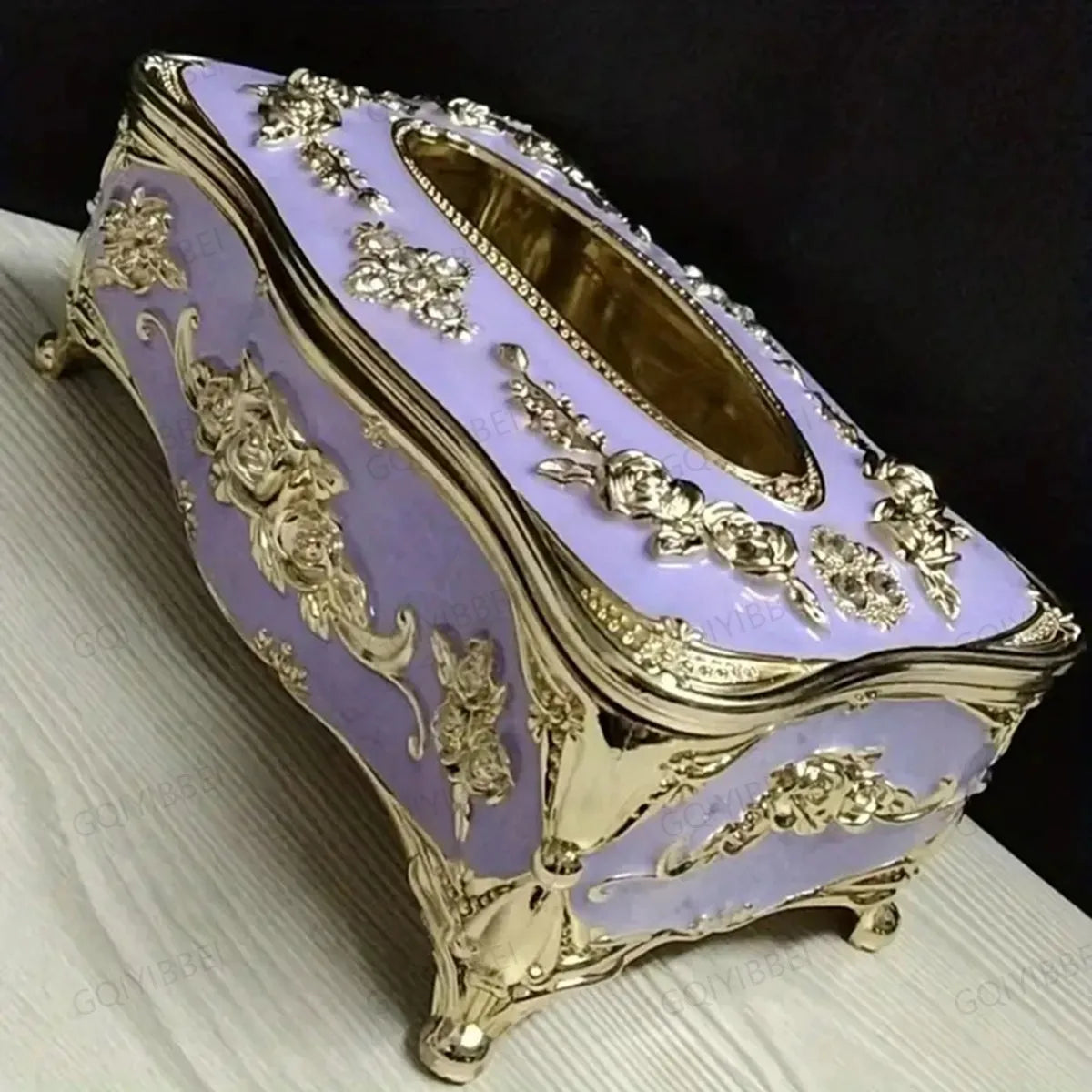 European Desktop Decoration Storage Box Kitchen, Living Room, Office, Dining Room, Hotel Tissue Box/Toothpick Holder