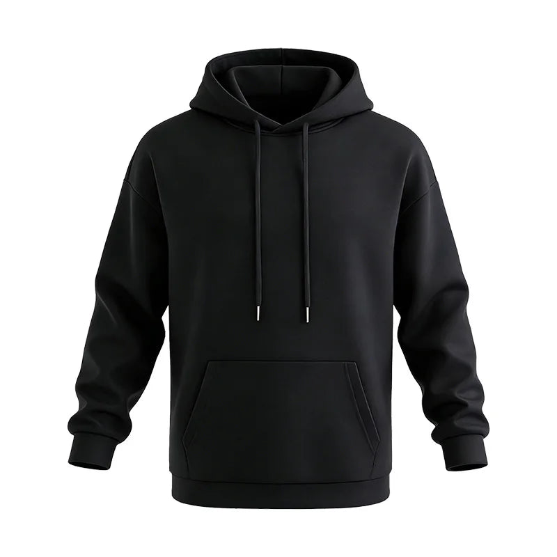 Heavyweight Hoodie Unisex Fleece Lined Pullover Hoodie For Casual/Warm