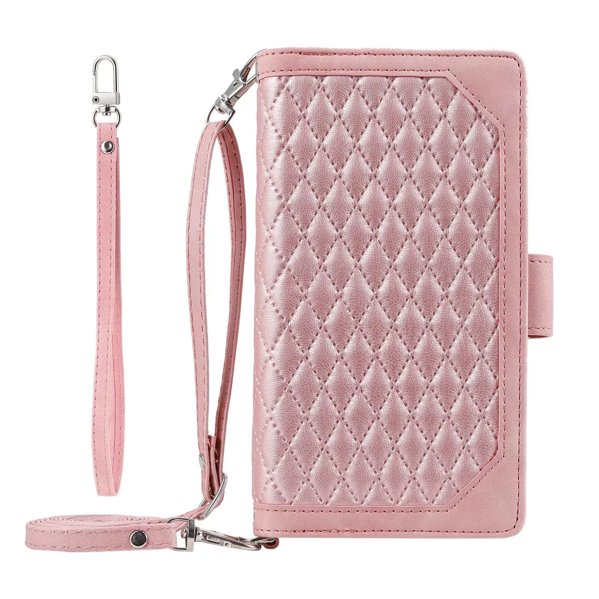 Crossbody Zipper Wallet Case for OnePlus 12 11 11R Leather