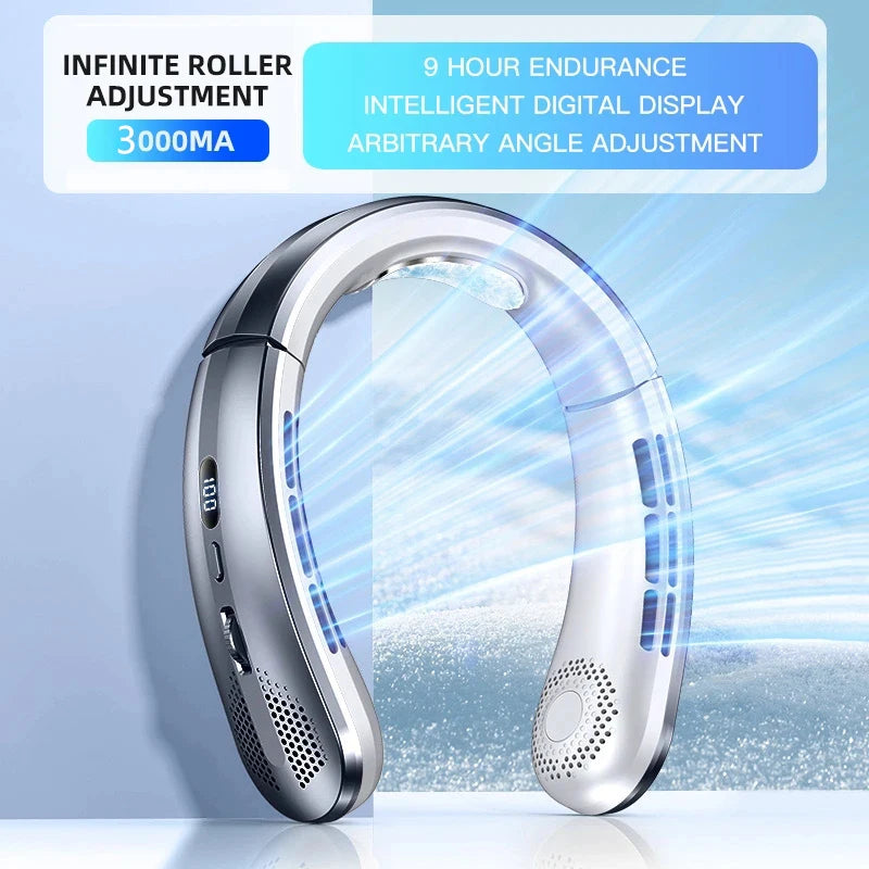 New Summer Portable Mini Hanging Neck Fan Bladeless